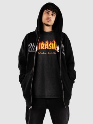 Flame+Embroidered+Zip+Hoodie.